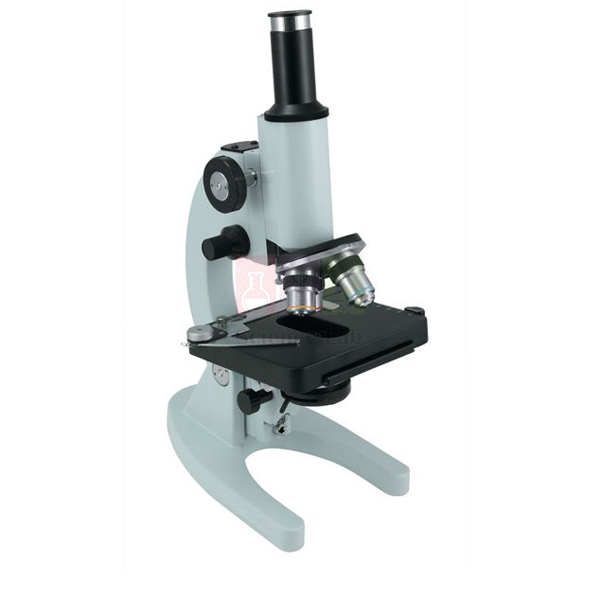 Student Microscope with Fixed Condenser